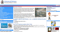 Desktop Screenshot of comune.petriano.pu.it
